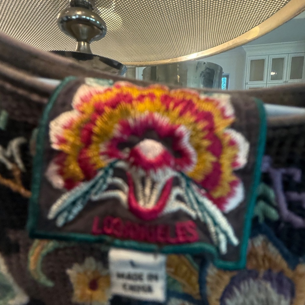 Johnny Was Iota Camo Embroidered Top – Like New – Stunning Detail - Picture 10 of 11